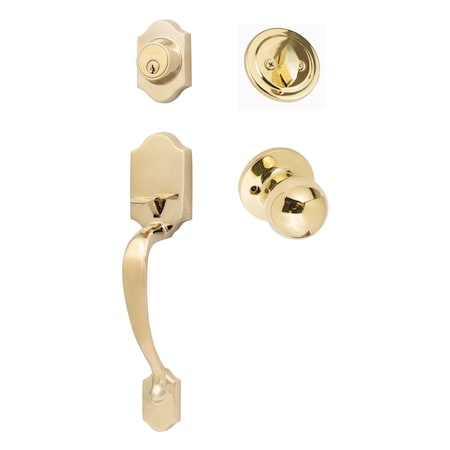 Sure-Loc Hardware Sure-Loc Hardware Coral Handleset, Tahoe Handleset Trim, Polished Chrome CR507-TA 3